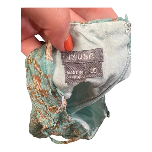 Y2K Muse Fairycore Silk Dress 10 - Picture 3 of 6